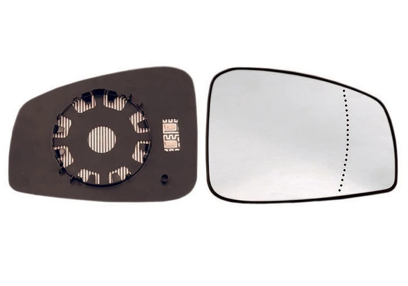 Alkar 6432231 Outside Heated Convex Mirror Glass with Holder