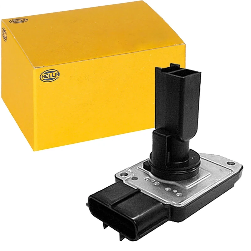 HELLA 8ET 009 142-281 Air Mass Sensor - 4-pin connector - Bolted