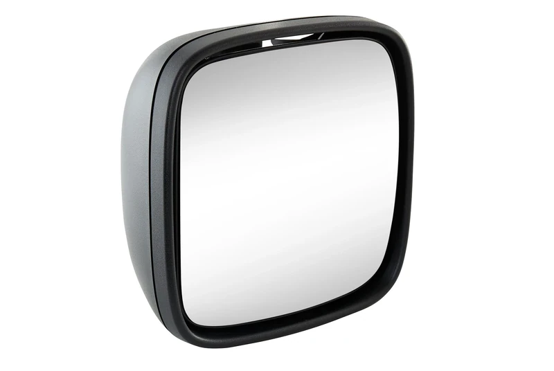 HELLA 8SB 501 359-022 Wide-Angle Mirror - 24V - Synthetic Material Housing - Black - Width: 189mm - Height: 195mm - Left and right