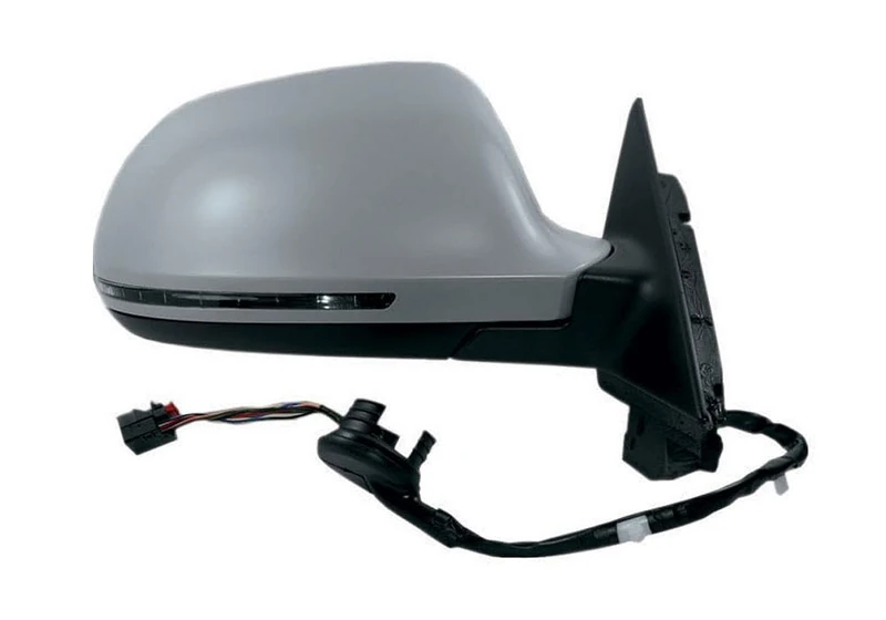 Alkar 6140791 8-Pin Outside Complete Electric Heated Primed Convex Mirror with Blinker