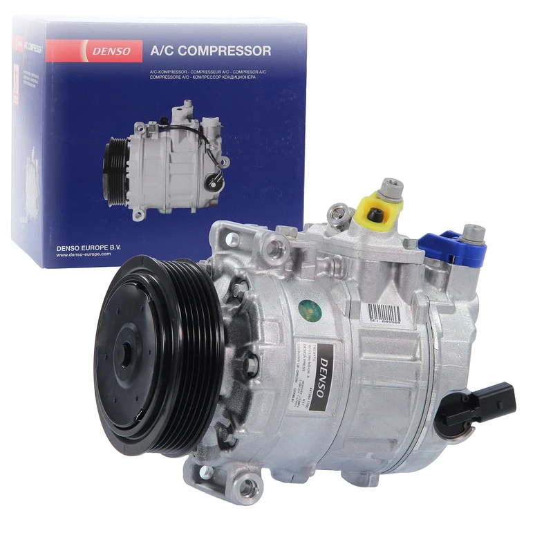 DENSO A/C Compressor DCP32045 - OE-Quality Air Conditioning Compressor Replacement - Direct Fit Easy Install - Fits Audi Seat Skoda VW