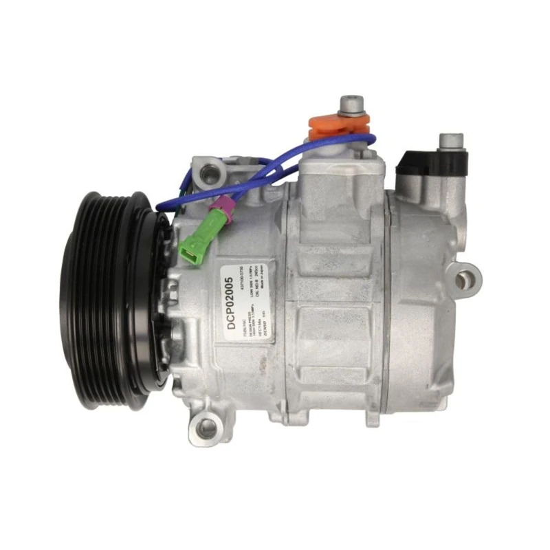 DENSO A/C Compressor DCP02005 - OE-Quality Air Conditioning Compressor Replacement - Direct Fit Easy Install - Fits Audi Skoda VW - Image 1