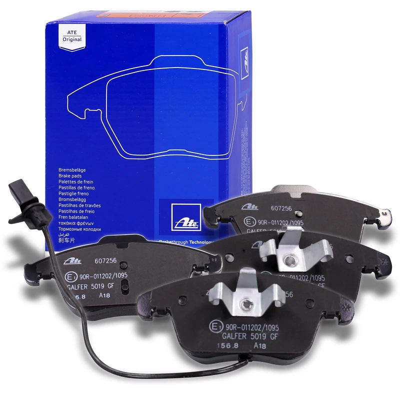 ATE Original Brake Pads - Pad Set - for Disc Brake - 13.0460-7256.2 - ECE-R90 Road Legal