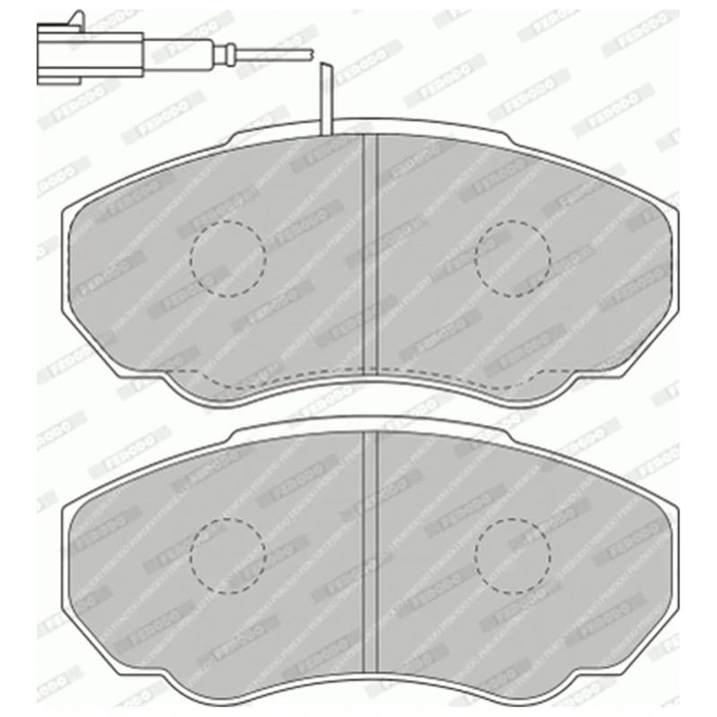 Ferodo FVR1478 Brake Pad Set, disc brake - (set of 4)
