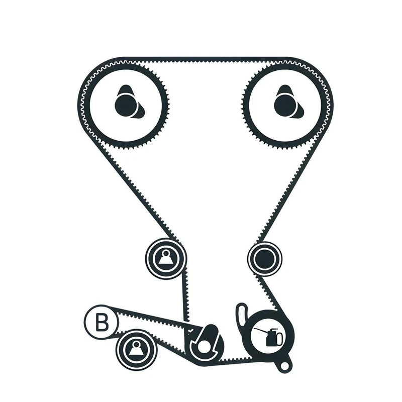SKF Timing Belt Kit VKMA 95658 Height 67 mm Length 336 mm Width 143 mm - OE Quality