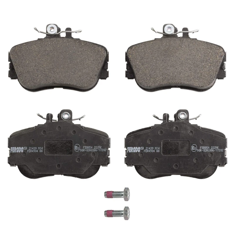 Ferodo FDB854 Brake Pad Set, disc brake - (set of 4)