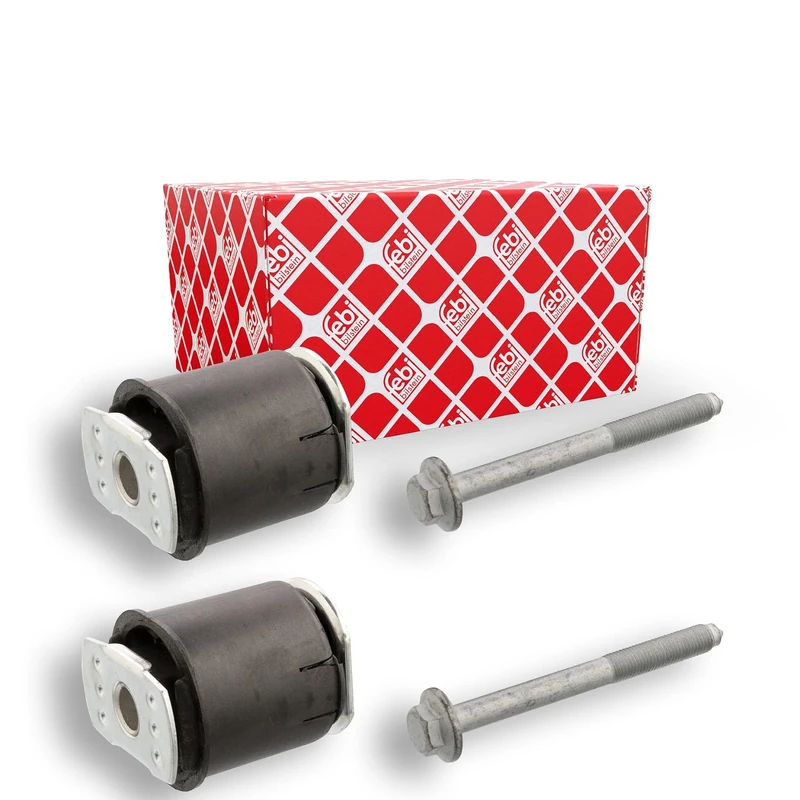 febi bilstein 32632 Axle Beam Mounting Kit for rear axle carrier, with screws, pack of one