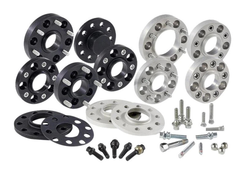 H&R DRS-System Wheel spacer set 10mm per axle - Bolt pattern 4x114,3 - Hub 67,1mm - Bolt size M12x1,5 - compatible with Hyundai - Image 1