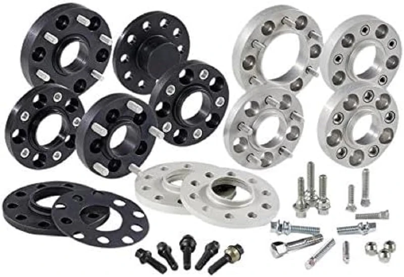 H&R DRS-System Wheel spacer set 10mm per axle - Bolt pattern 4x100 - Hub 56,1mm - Bolt size M12x1,5 - compatible with Mitsubishi - Image 1