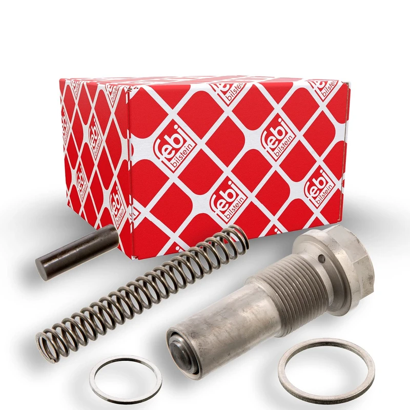 febi bilstein 01382 Chain Tensioner for timing chain, with seal ring, pack of one