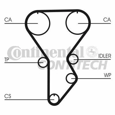 Contitech CT790K1 Timing Belt Kit