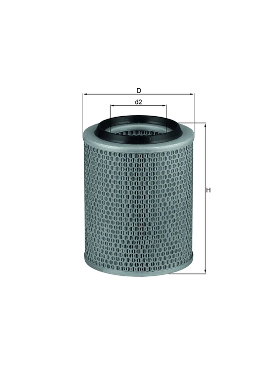 MAHLE LX 498 - Air Filter Tractor - Engine