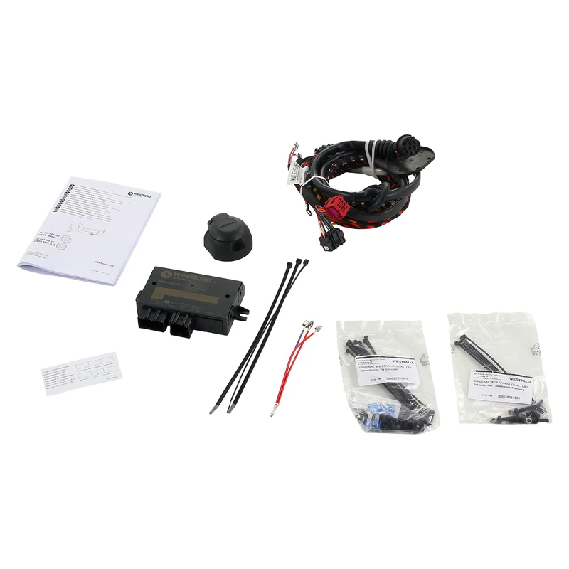 Westfalia 13-pin Vehicle-specific Wiring Kit for VW Golf 5/6 (11/03-12/13), Passat (03/05-11/14), Sharan (09/10-), Tiguan (11/07-03/16), Touran (03/03-09/15), Skoda Octavia (10/04-12/13)