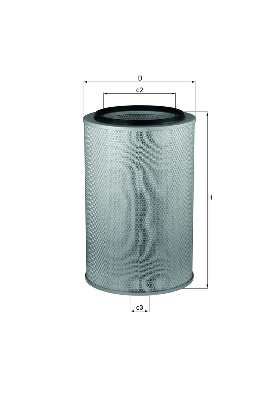 MAHLE LX 626 - Air Filter Truck - Engine