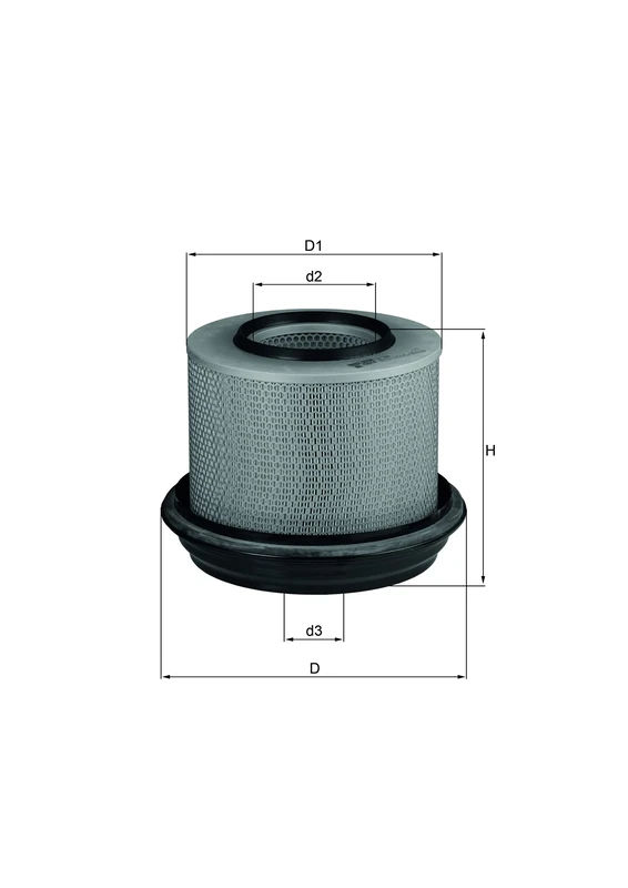 MAHLE LX 263 - Air Filter Truck - Engine