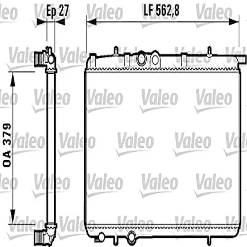 Valeo Service 732910 Radiator