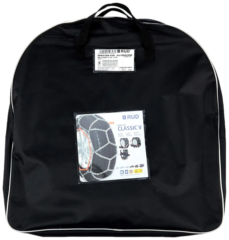 RUD 19643 Snow Chains Classic V Rudmatic Bracket Mounting, Set of 2, 0143