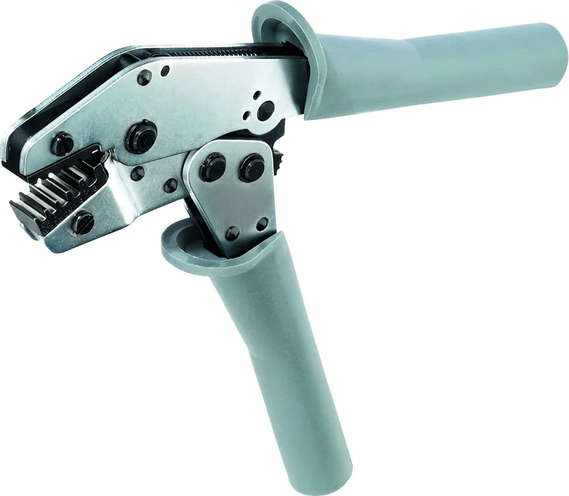 SilverLine by Weidmüller Crimping Pliers Crimp 6 Z (for Wire End Ferrules 0.5-6 mm², 5 Crimpnests, Plastic Handle, Length 205 mm, Crimping Tool) 485706