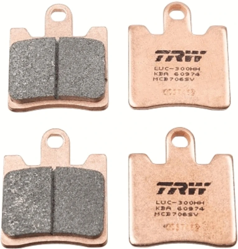 TRW/Lucas MCB706SV Disk Brake Pads Sintered with German Vehicle Type Approval