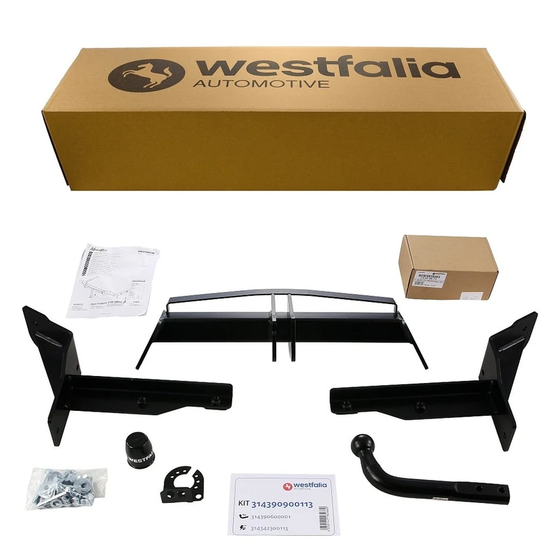 Fixed Swan Neck Towbar for Vauxhall Insignia Sports Tourer (08/2009-05/2017) - Includes 13pin Vehicle Specific Wiring Kit