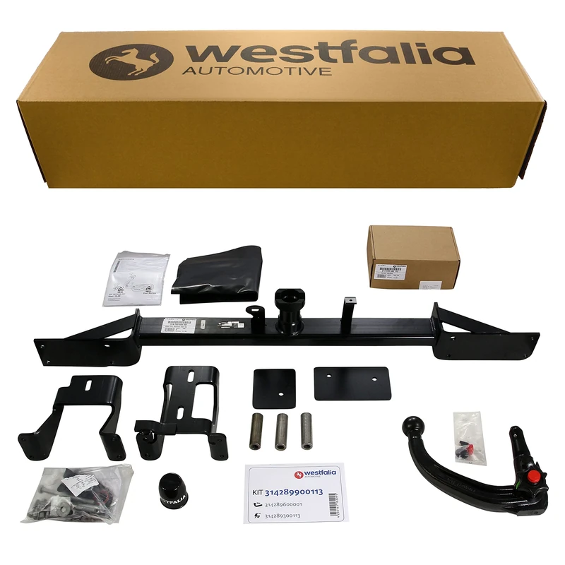 Detachable Swan Neck Towbar for Vauxhall Meriva A (05/2003-05/2010) - Includes 13pin Vehicle Specific Wiring Kit
