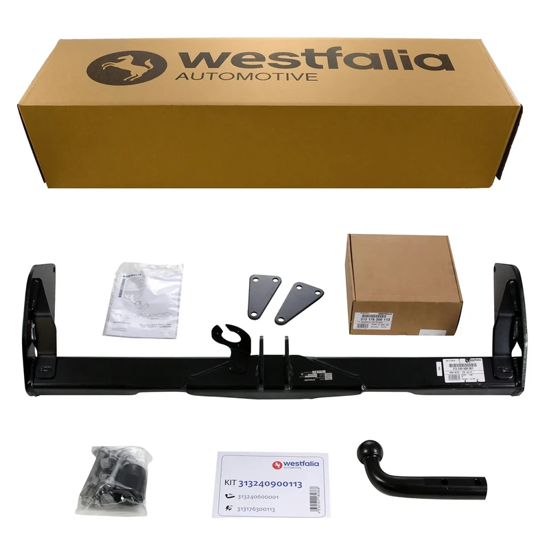 Westfalia Fixed Towbar for Mercedes Vito / Viano / V-Class (02/2004-08/2014) - Includes 13-pin Vehicle-specific Wiring Kit