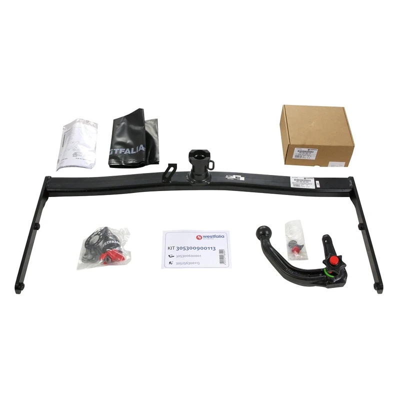 Detachable Swan Neck Towbar for Audi A3 Sportback (09/2004-01/2013) - Includes 13pin Vehicle Specific Wiring Kit