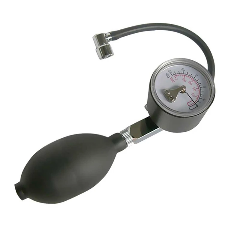 Hand-held air pump, 0.1-1.0 bar.