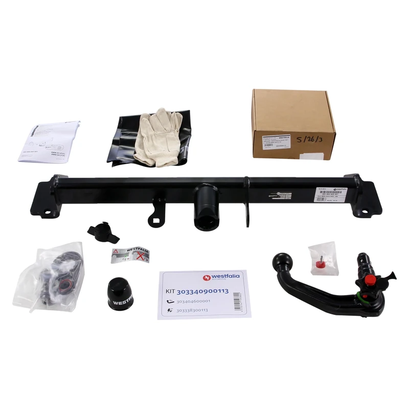 Westfalia Detachable Towbar for BMW X3 (F25) (11/2010-09/2014) - Includes 13-pin Vehicle-specific Wiring Kit