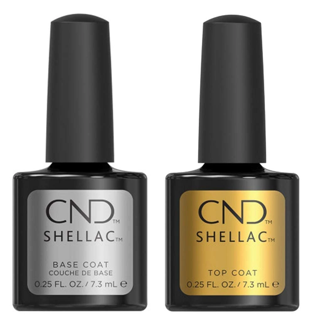 CND Shellac Power Polish Gel UV Base and Top Coat 7.3ml