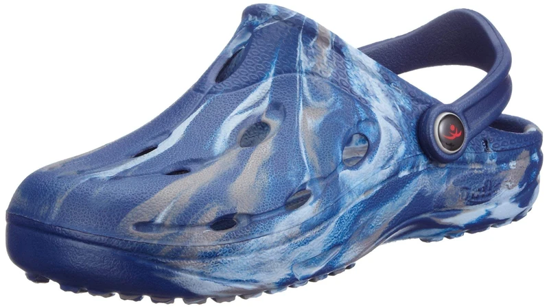 Chung Shi Unisex Dux Clogs, Navy/Iceblue/Grey, 6/7 UK