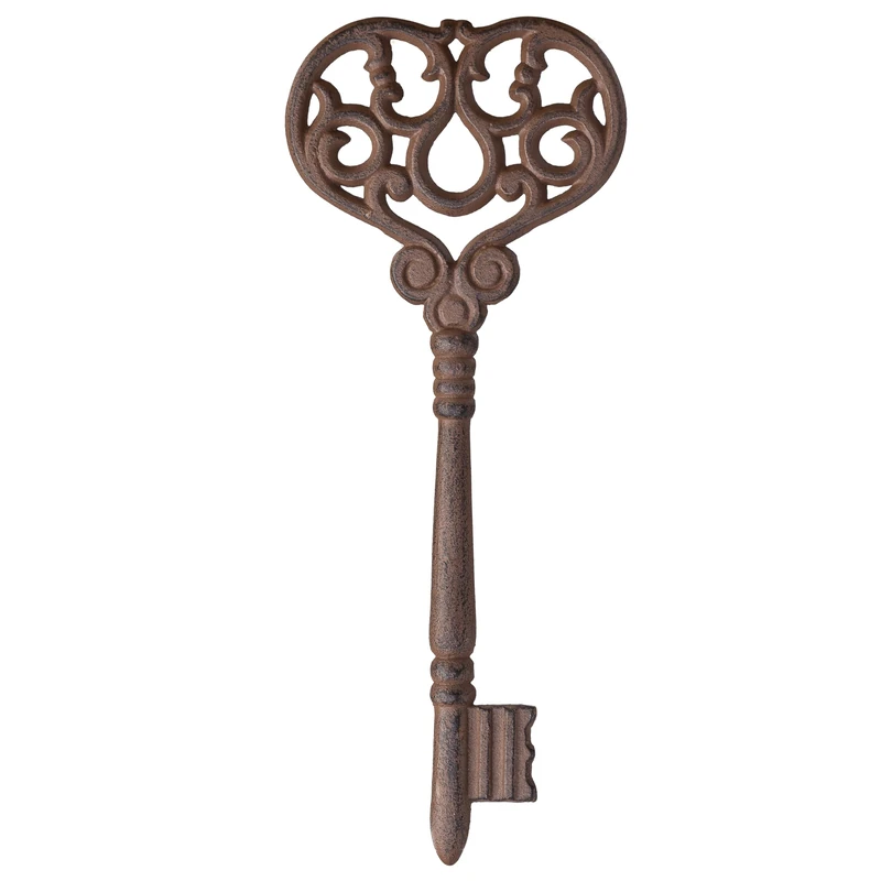 CraftyCrocodile Large Iron Decorative Skeleton Key by GSM - Image 1
