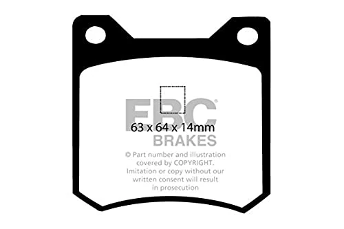 EBC Brakes DP3162C Red stuff Brake Pads