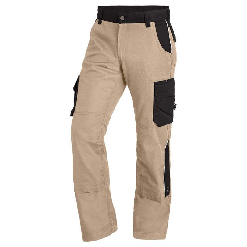 FHB 130430-1320-60 Size 60 "Bruno" Work Trousers - Beige/Black