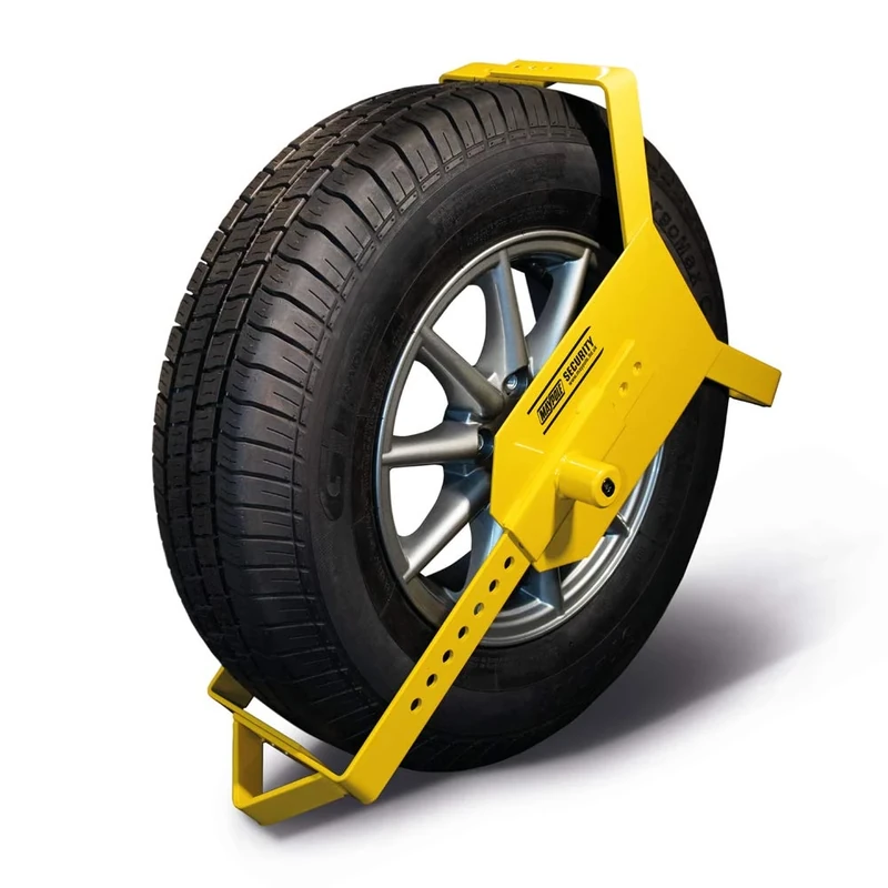Maypole 10"-16" Heavy Duty Wheel Clamp Suitable for Tyre Sizes 135 mm to 215 mm, Diameter 450 mm to 700 mm