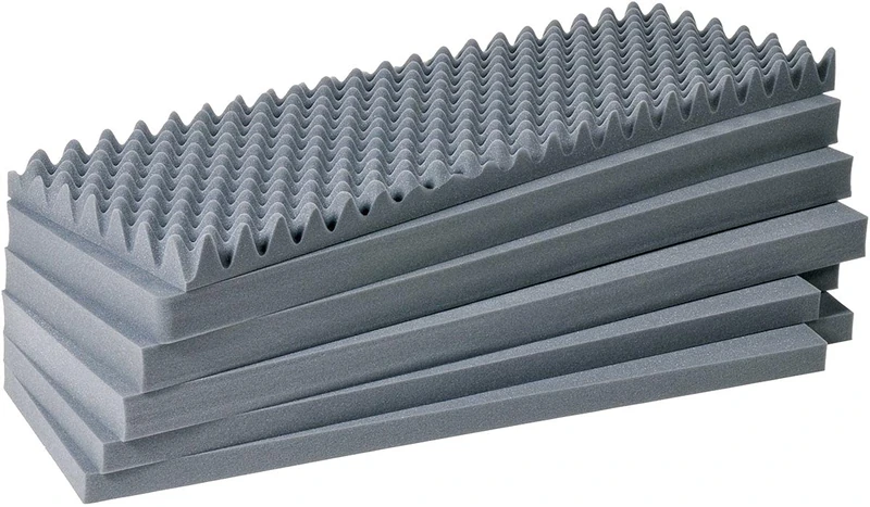 PELI 1741 Replacement Foam Set, Original PELI Protector Case accessory, Compatible with: PELI 1740, Colour: Black