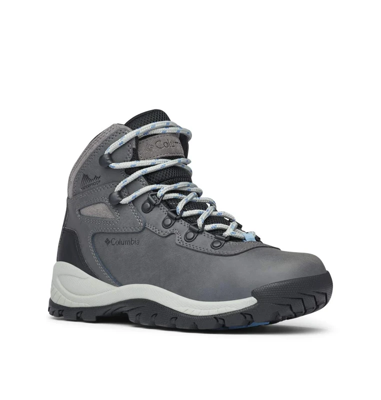 Columbia Women's Newton Ridge Plus mid rise hiking boots, Grey (Quarry x Cool Wave), 6 UK