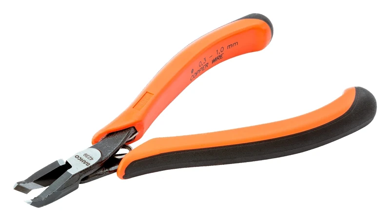 Bahco 4239 Oblique Cutter with 45 Degree Cutting Angle, Black/Orange,