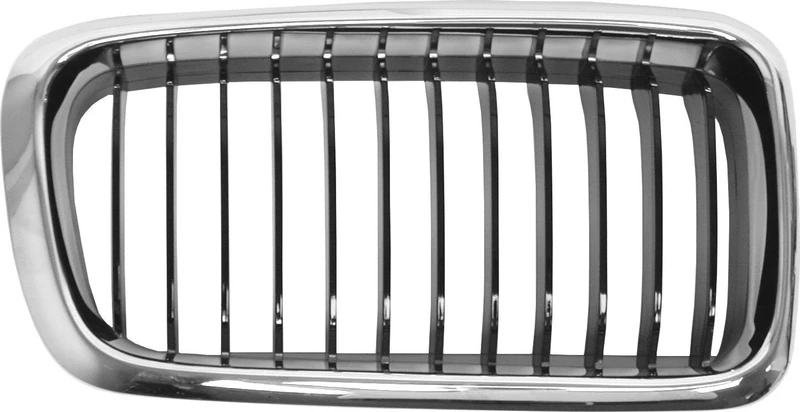 URO Parts 51138231594 Grille, Right, Chrome Surround w/Black Vertical Slats