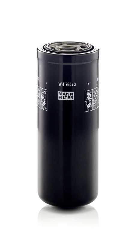 MANN-FILTER WH 980/3 Transmission oil filter Hydraulic Transmission Filter - for Off-Highway Applications