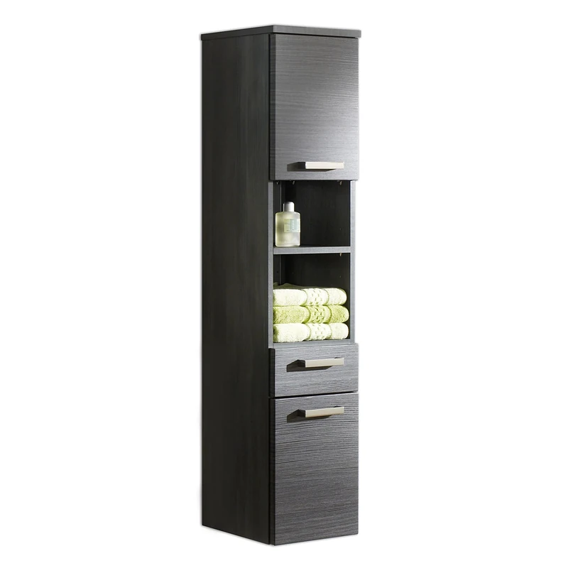 Posseik Malaga 5304 76 Bathroom Cupboard High-Gloss White - Image 1