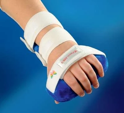 Pucci Air T (405) Hand Orthosis, Adult, Left, Adjustable Wrist Frame, Inflatable Bladder for the Palm, Effective Stretch to Fingers & Wrist, Prevents Contractures, Spasticity, Includes Pump