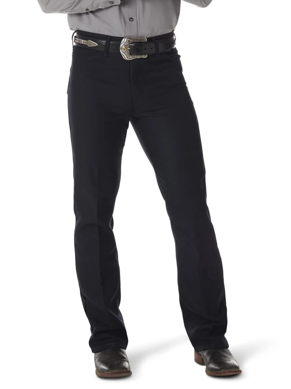 Wrangler Men's Wrancher Dress Jean, Navy, 40W / 30L