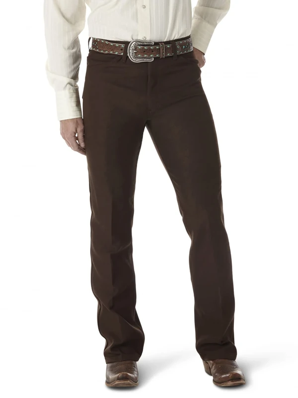 Wrangler Men's Wrancher Dress Jean Jeans, Brown, 29W / 32L