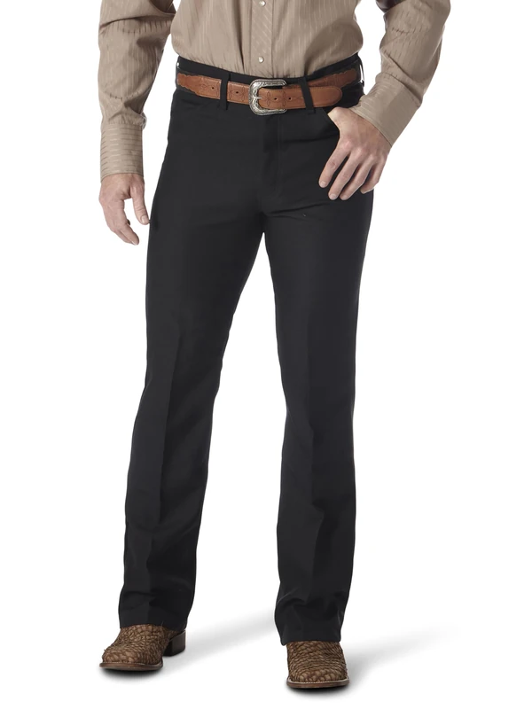 Wrangler Men's Wrancher Dress Jean Jeans, Black, 40W / 29L