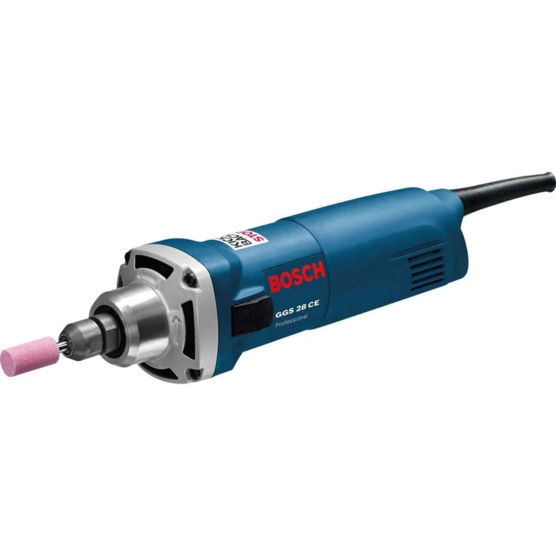 Bosch Professional Straight Grinder GGS 28 C (110 V, incl. collet with locking nut, single-ended open-jaw spanner)