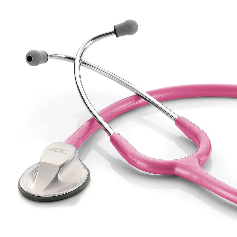 ADC Adscope 615 - Platinum Stethoscope - Metallic Raspberry
