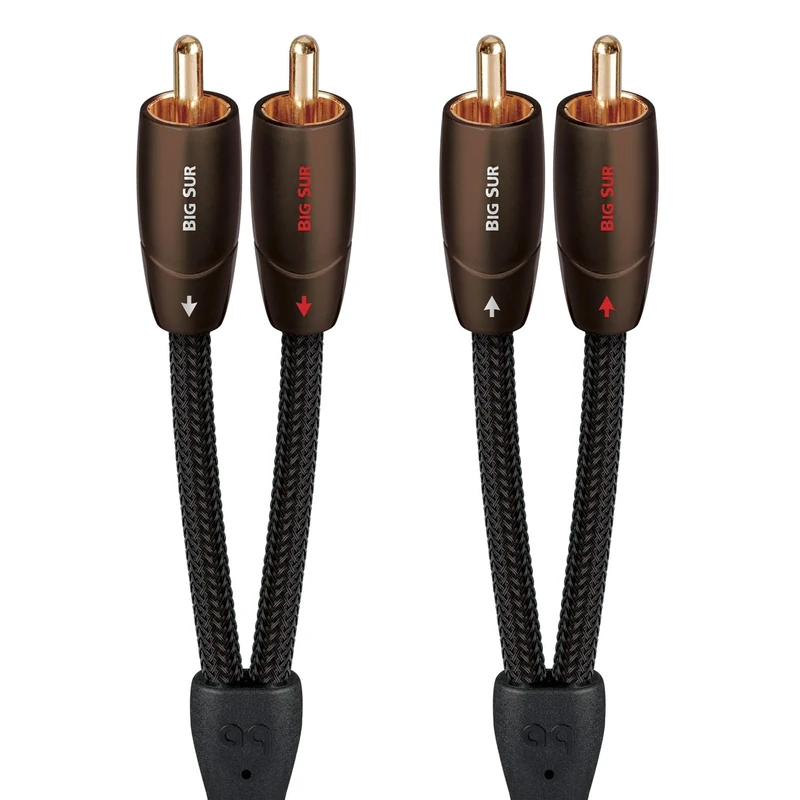 audioquest 3m Big Sur RCA audio cable 2 x RCA Black