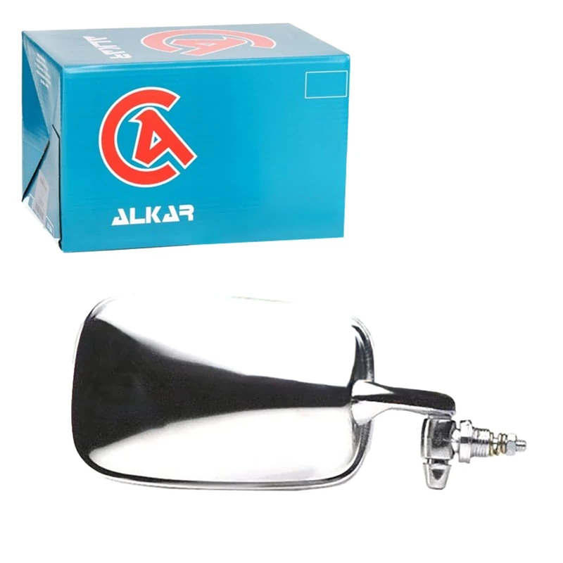 Alkar 6102103 Outside Complete Manual Flat Mirror - Chrome