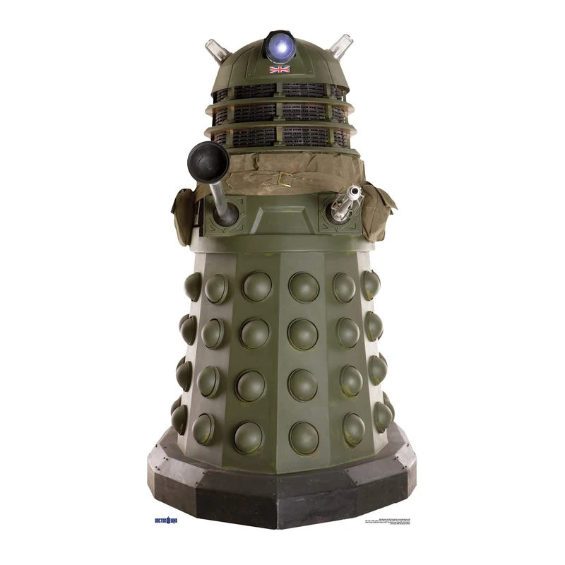 Star Cutouts SC220 Doctor Who Wartime Dalek Ironside Lifesize Cardboard Cutout – Classic Dalek Display for Collectors